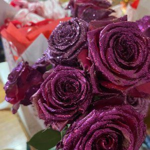 Glitter flowers